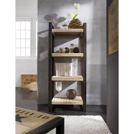 Massivmoebel24 Bücherregal 60 x 40 x 140 cm Beige
