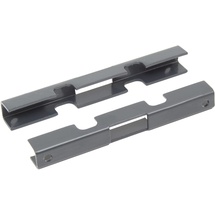 GAH Alberts Alberts Mattenverbinder für Doppelstab-Gittermatten | anthrazit kunststoffbeschichtet RAL 7016 | 140 x 18 x 15,5 mm