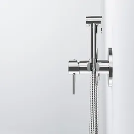 Steinberg Serie 100 Einhebelmischer mit Bidetbrause Chrom 1001350