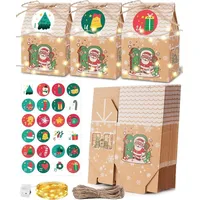 Luxuskollektion DIY Adventskalender Kinder LED Tüten Groß Weihnachtskalender Häuschen