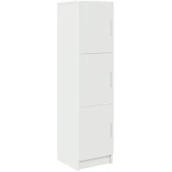 vidaXL Weißes Sideboard Weiß MDF Holz Mittel Weißes Sideboard
