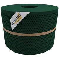 zaunzu® Sichtschutzstreifen 50 m 19 x 0,1 cm Grün Metall