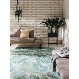 benuta & Outdoor-Teppich ARTIS Grün 80 x 165 cm - Teppich für Drinnen und Draußen - Für Fußbodenheizung geeignet