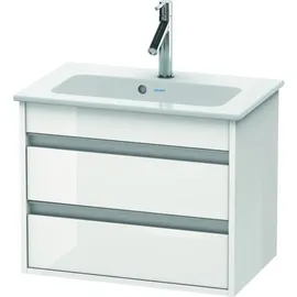 Duravit Ketho Compact 60x38,5cm, we hgl, 2 Schubk., wandhängend