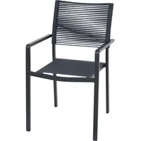 Siena Garden Leeds Stapelsessel 54 x 58 x 88 cm grau 2 St.