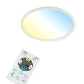 Brilo Briloner LED-Deckenleuchte Slim S 1-flg. quadratisch weiß