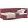 vidaXL Eckbettgestell 100 x 200 cm Weinrot