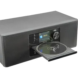 PEAQ PDR 370 BT-B Internetradio, DAB+ Radiotuner, FM Tuner, Internet-Radio, DAB+, FM, Internet Radio, DAB, Bluetooth, Schwarz