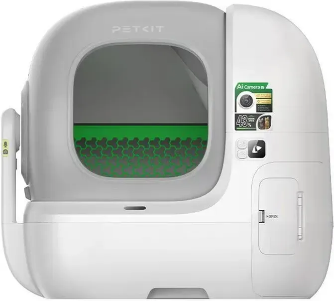 Purobot Max Pro 2 mit Kamera, selbstreinigende Katzentoilette (Grau)