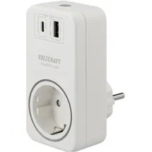 VOLTCRAFT SEM6503 Energiekosten-Messgerät USB-Schnittstelle, USB-Messung (Ladeleistung), inkl. Funksteckdose, Datenexport
