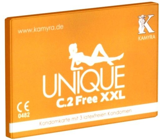 Kamyra *Unique C.2 Free Xxl* Kondome 3 St transparent