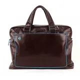 PIQUADRO Umhängetasche Blue Square Computer Briefcase Mogano