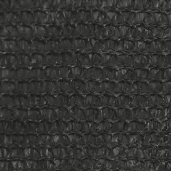 vidaXL Sonnensegel 160 g/m2 Anthrazit 3x3 m HDPE