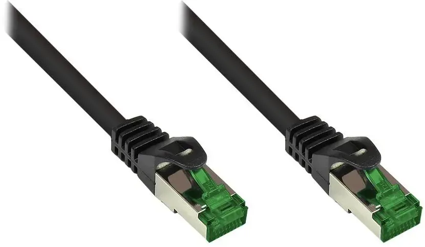 Alcasa 8062-H100S Netzwerkkabel Schwarz 10 m Cat6+ S/FTP (S-STP)