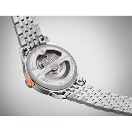 TISSOT Le Locle Powermatic 80 Open Heart Edelstahl 39,3 mm T006.407.22.033.02