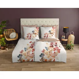 Good Morning Cocoo Blätter Beige 155 x 220 cm + 2 x 80 x 80 cm