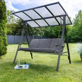 prestige home living outdoor Hollywoodschaukel Grau 3-Sitzer