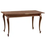 Klassischer Esstisch Echtes Holz Esszimmer Möbel Tisch Abendessen Konferenztisch - Braun