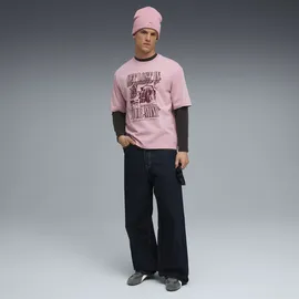Puma Graphic Paradise Mindset Washed Boxy T-Shirt rosa XXL