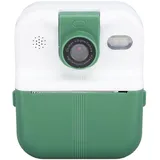 Videokamera Instant Druckkamera für 2,4 Zoll IPS Bildschirm 1080p Video LED Flash Time Lackierung Kontinuierlicher Aufnahmen mit Dual-Kamera für Jungen Mädchen Alter 3-12 (Green)