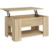 vidaXL Couchtisch Sonoma-Eiche 79x49x41 cm Holzwerkstoff