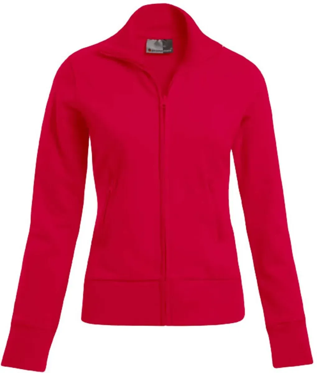 Promodoro Damen Sweatjacke 5295 fire red L