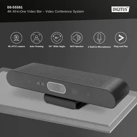 Digitus 4K All-In-One Video Bar Mini - Videokonferenz-System