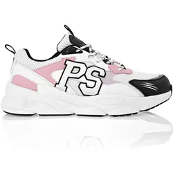 Sneaker PLEIN SPORT "Sneaker", Gr. 37, 0103, weiß, rose, Schuhe