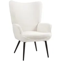 Homcom Relaxsessel mit Armlehne und Metallbeine