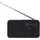 Imperial DABMAN 17 – Tragbares DAB+ & UKW-Radio (portables Digitalradio, Musikwiedergabe via Bluetooth und USB, austauschbarer Akku) – Schwarz