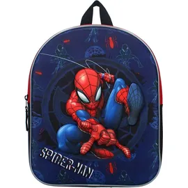 SpiderMan 3D Rucksack Schulrucksack mit großem Hauptfach und verstellbaren Schultergurten