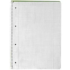 Staufen Collegeblock green PREMIUM Lineatur 28 kariert DIN A4 Innen- und Außenrand, 1 Block