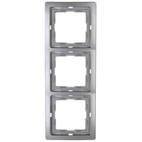 Heinrich Kopp Kopp Abdeckrahmen 3-fach, 1 Stück, platin, 400343064