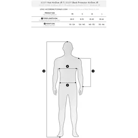 Scott Vest Airflow Junior solid blue/white (7886) L