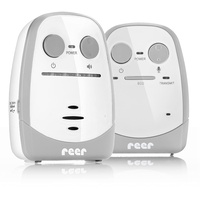 REER Nova Babyphone vom Erfinder der Babyphone, mit Lautstärke-Regulierung und optischer Geräusch-Anzeige, 450m Reichweite 50140