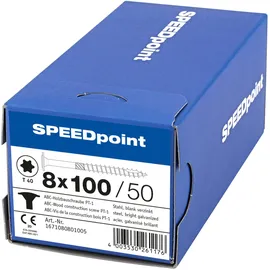 spax international gmbh & co.kg Spax Speedpoint Holzbauschraube Tellerkopf tx Verzinkt Teilgew. Telle