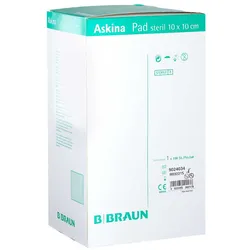 Askina Pad Wundauflage 10x10cm nichthaftend