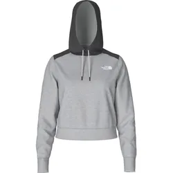 The North Face Womens Reaxion Fleece P/O Hoodie tnfltgreyhther/asphaltgry (FTM) XL
