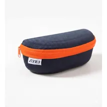 ZONE3 Schwimmbrillen-Etui Marineblau/orange Einheitsgröße
