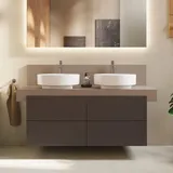 Duravit Balcoon 120x57x53,4cm, braun strukt., 4 SchKa.