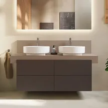 Duravit Balcoon 120x57x53,4cm, braun strukt., 4 SchKa.