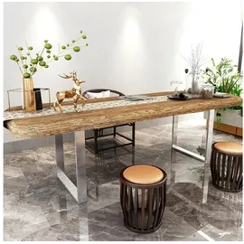 Köhko Montixx® 2er Set (1 Paar) Tischkufen& Tischbeine Tischuntergestell Möbelfüße aus Edelstahl B60 cm x H72 cm