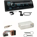 Kenwood KDC-BT560DAB Bluetooth DAB Einbauset für Mercedes SLK R170 W208 W210