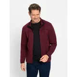 Witt Weiden Fleece-Jacke in bordeaux-meliert | Gr.: 44-46