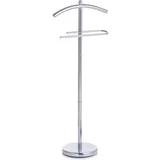 Hti-Living Herrendiener Metall verchromt Silber
