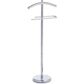 Hti-Living Herrendiener Metall verchromt Silber