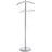 Hti-Living Herrendiener Metall verchromt Silber