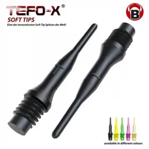 BULL'S Tefo-X Softdart 100 Spitzen Schwarz