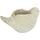 I.GE.A. Zement-Pflanztopf Vogel 22 x 11 cm Beige