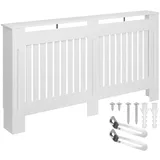 Tectake Heizkörperabdeckung Vila Lamellendesign 152,5 x 19 x 82 cm